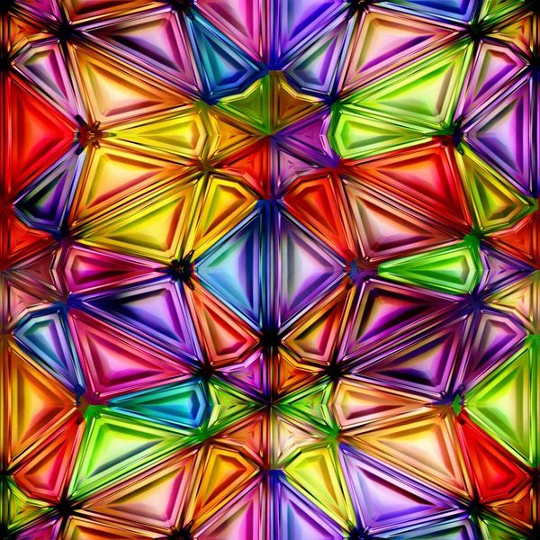 Struttura senza cuciture di astratto brillante brillante forme geometriche colorate — Foto Stock