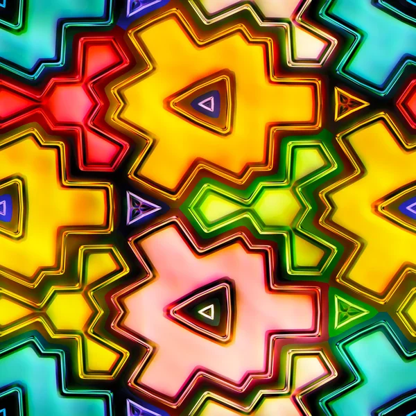 Textura perfecta de formas geométricas brillantes brillantes abstractas — Foto de Stock