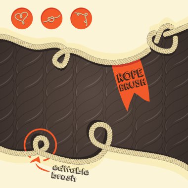 düzenlenebilir ip fırça darbesiyle arka plan