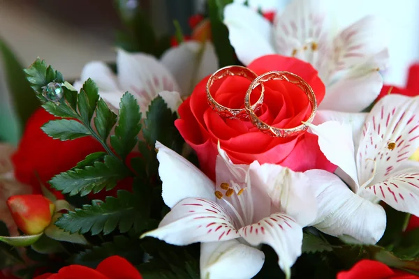 Anillos de boda — Foto de Stock