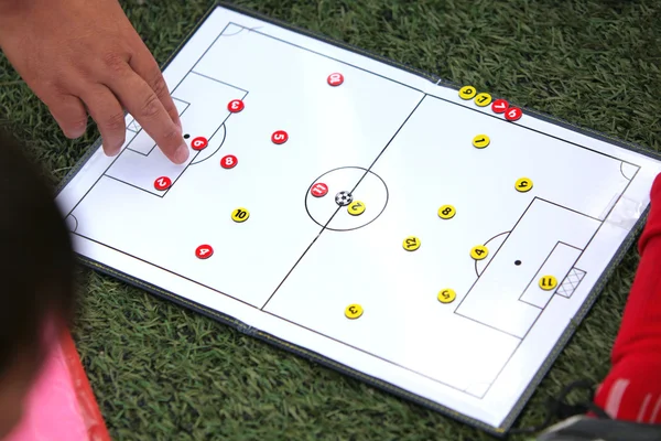 Footbal strategii — Zdjęcie stockowe