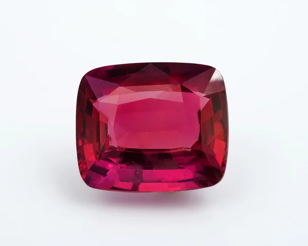 Naturalny kamień Ruby — Zdjęcie stockowe