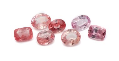 Natural Padparadscha Sapphires clipart