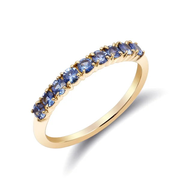 Doğal safir yüzük