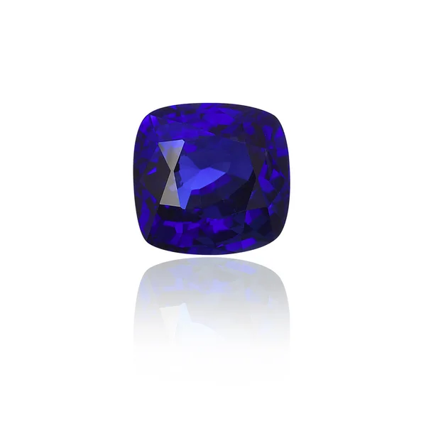 Natural Loose blue sapphire gemstone Stock Picture