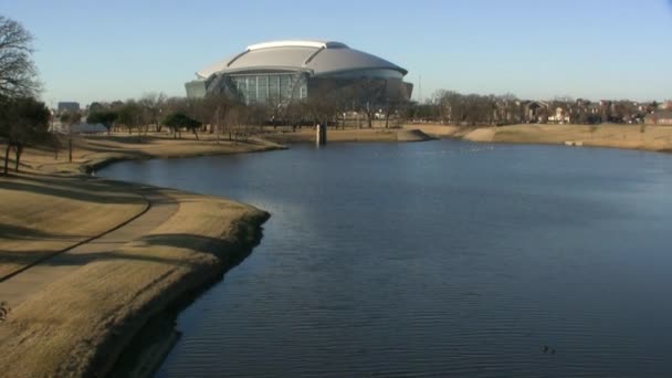 Dallas Cowboys Estádio de Futebol Arlington — Vídeo de Stock