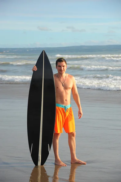 Surfer with board — Stock Photo, Image