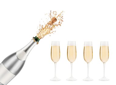 şişe şampanya