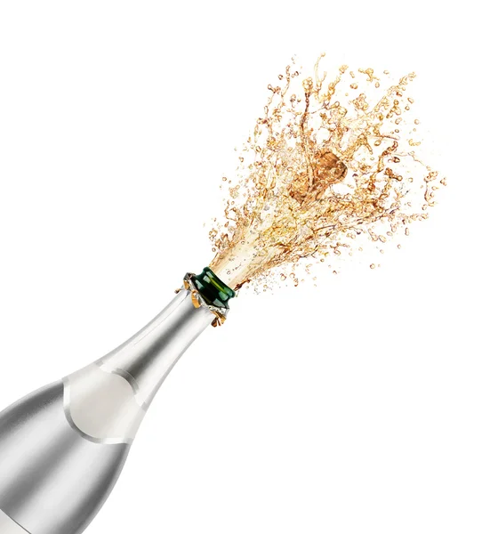Champagne bottle with shotting cork — Stock Photo © jukai5 1064789
