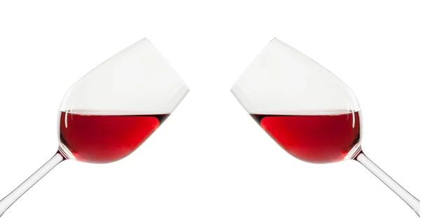 Červené víno ve sklenici — Stock fotografie