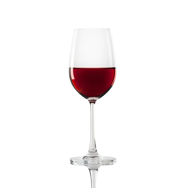 Vino rosso in un bicchiere — Foto Stock