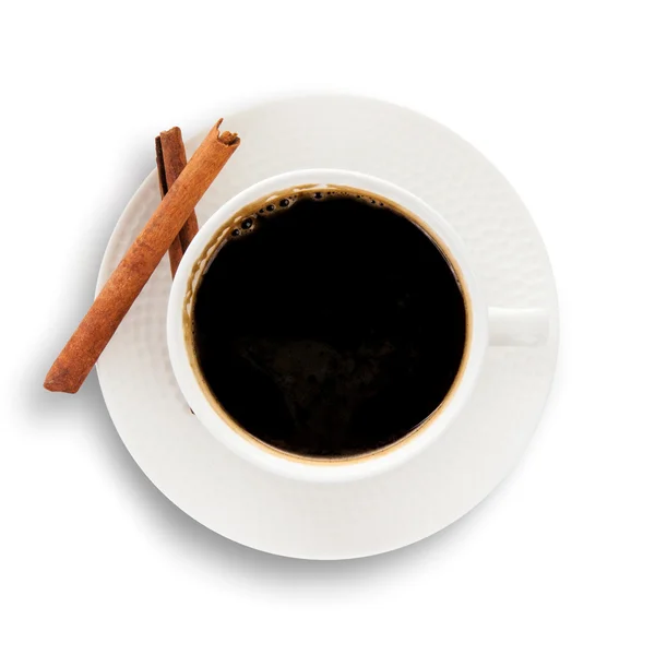 Coffee with cinnamon — Stock Photo, Image