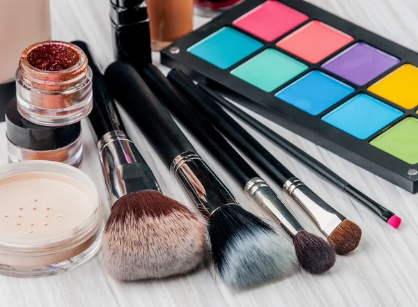 Aantal professionele make-up — Stockfoto