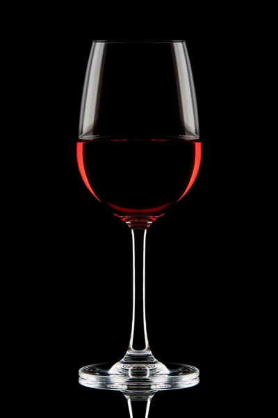 Vino rosso in un bicchiere — Foto Stock