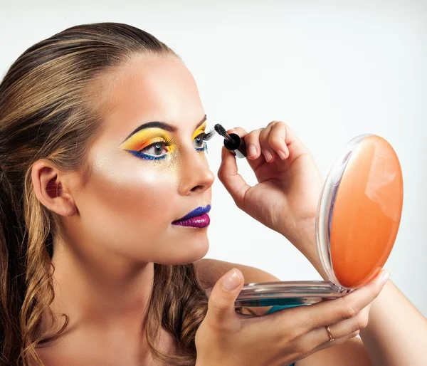 Professionelles Make-up-Konzept — Stockfoto