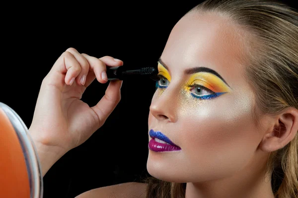 Profesjonalny makijaż koncepcja — Zdjęcie stockowe