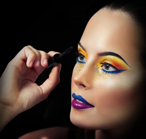 Professionelles Make-up-Konzept — Stockfoto