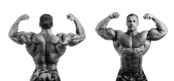 Bodybuilder posiert — Stockfoto