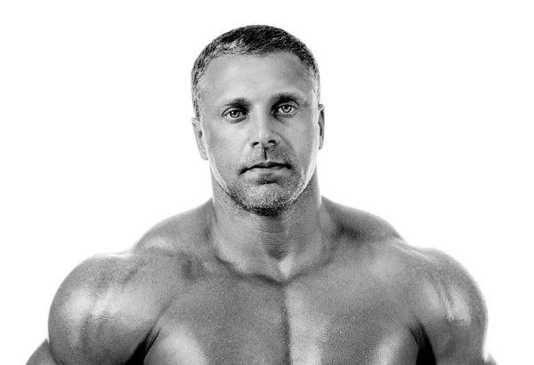 Bodybuilder posing — Stock Photo, Image