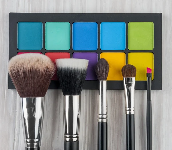 Uppsättning av professionell makeup — Stockfoto