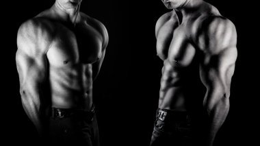 vücut geliştirmeci poz