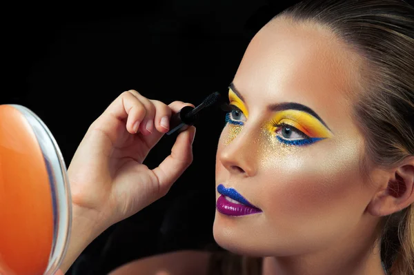 Professionelles Make-up-Konzept — Stockfoto