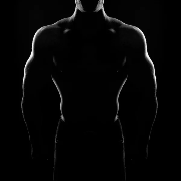 Bodybuilder posant Image En Vente