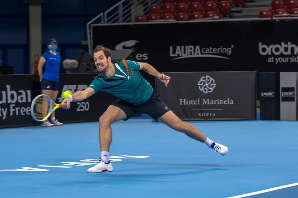 Sofia November 2020 Richard Gasquet Fra Plays Atp Sofia Open — Stock Photo, Image