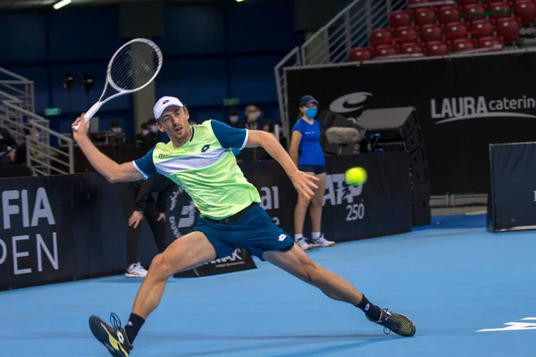 Sofia Noviembre 2020 John Millman Aus Juega Torneo Atp Sofia — Foto de Stock