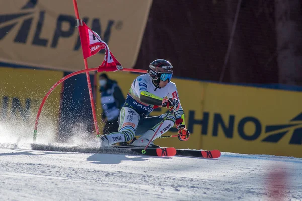 Bansko Bulgaria February Zan Kranjec Slo Competing Audi Fis Alpine — Stockfoto