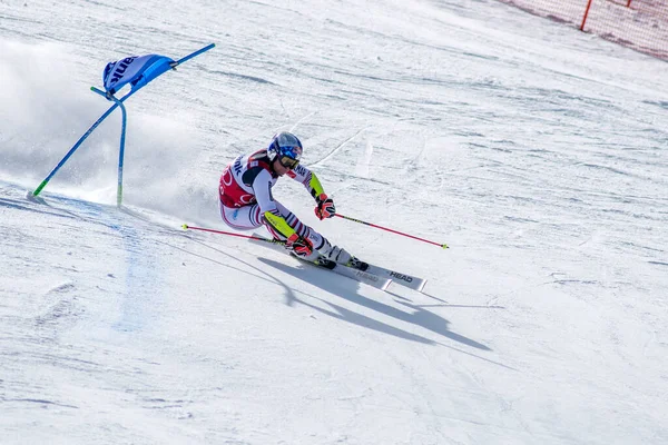 Bansko Bulgária Fevereiro Alexis Pinturault Fra Competindo Audi Fis Alpine — Fotografia de Stock