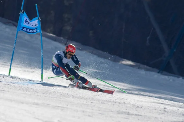 Bansko Bulgária Február Giovanni Borsotti Ita Versenyez Audi Fis Alpine Jogdíjmentes Stock Fotók