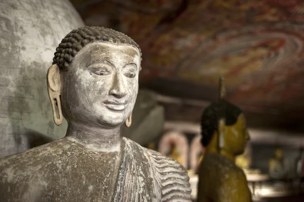 Estatuas de Buda en el templo de roca de Dambulla, Sri Lanka —  Fotos de Stock