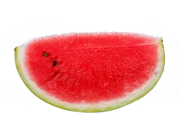 Fresh juicy ripe watermelon isolated on white background — Stock Photo, Image