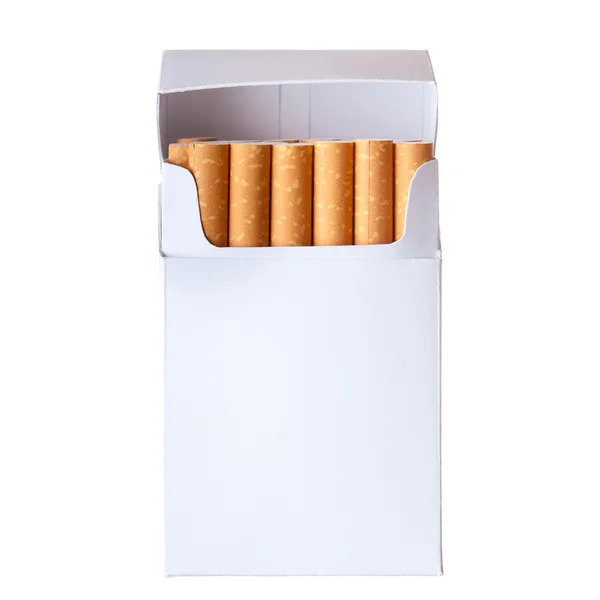 Pack of cigarettes isolated on white background — Stock Photo, Image