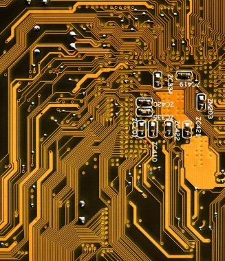 Yakın kadar elektronik devre panosunu işlemci olmadan