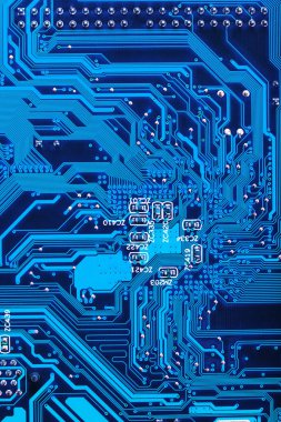 Yakın kadar elektronik devre panosunu işlemci olmadan