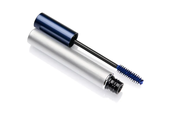 Open Dark blue Mascara — Stock Photo, Image