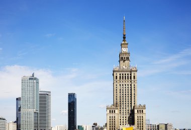 Varşova şehir merkezinde. Polonya.