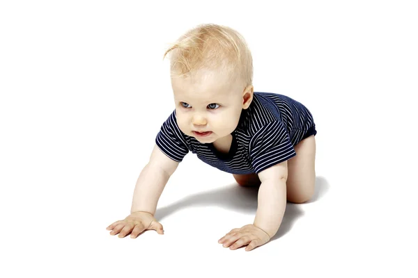 Baby Crawling On Knees — Stock Photo, Image