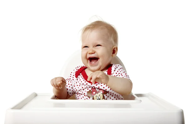 Baby Laughs — Stock Photo, Image