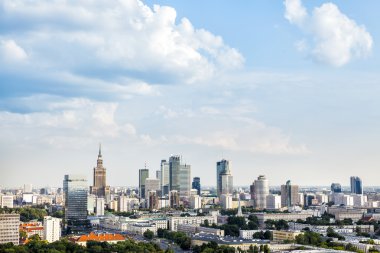 Warsaw city center clipart