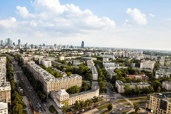 Vista aérea de Varsovia — Foto de Stock