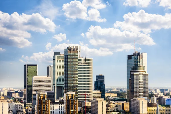 Warsaw business district — Stock Photo, Image