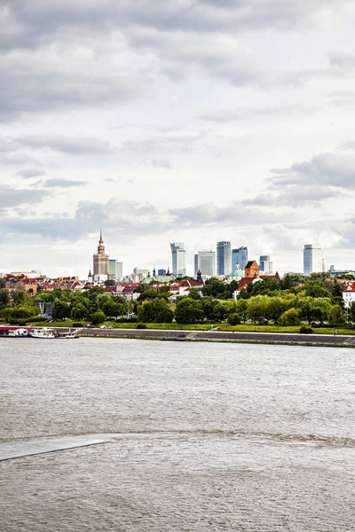 Warsaw downtown at afternoon — Stock Photo, Image