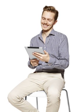 Tablet için gülümseyen
