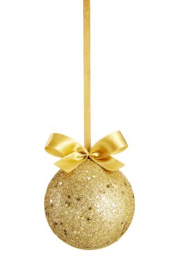 Altın christmas topu