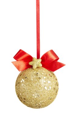 Altın christmas topu