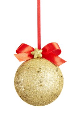 Altın christmas topu