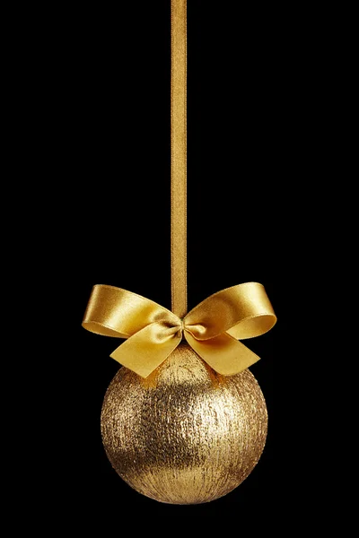 Oro palla di Natale — Foto Stock
